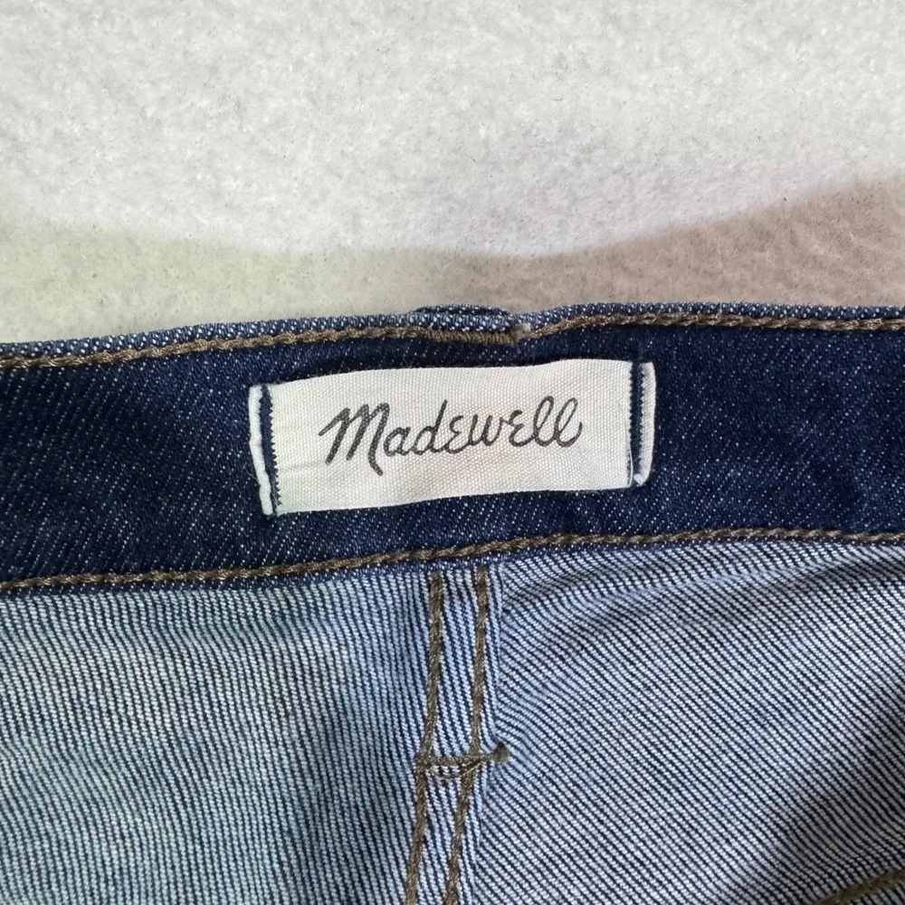 Madewell 9 Inch Mid-Rise Skinny Jeans Dark Wash Blue Size 31 Denim